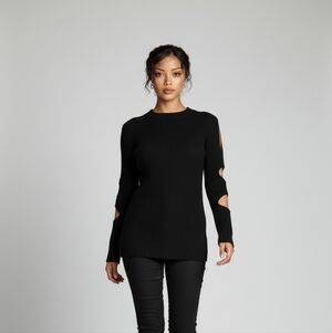 a.n.a Dark Knit Top
